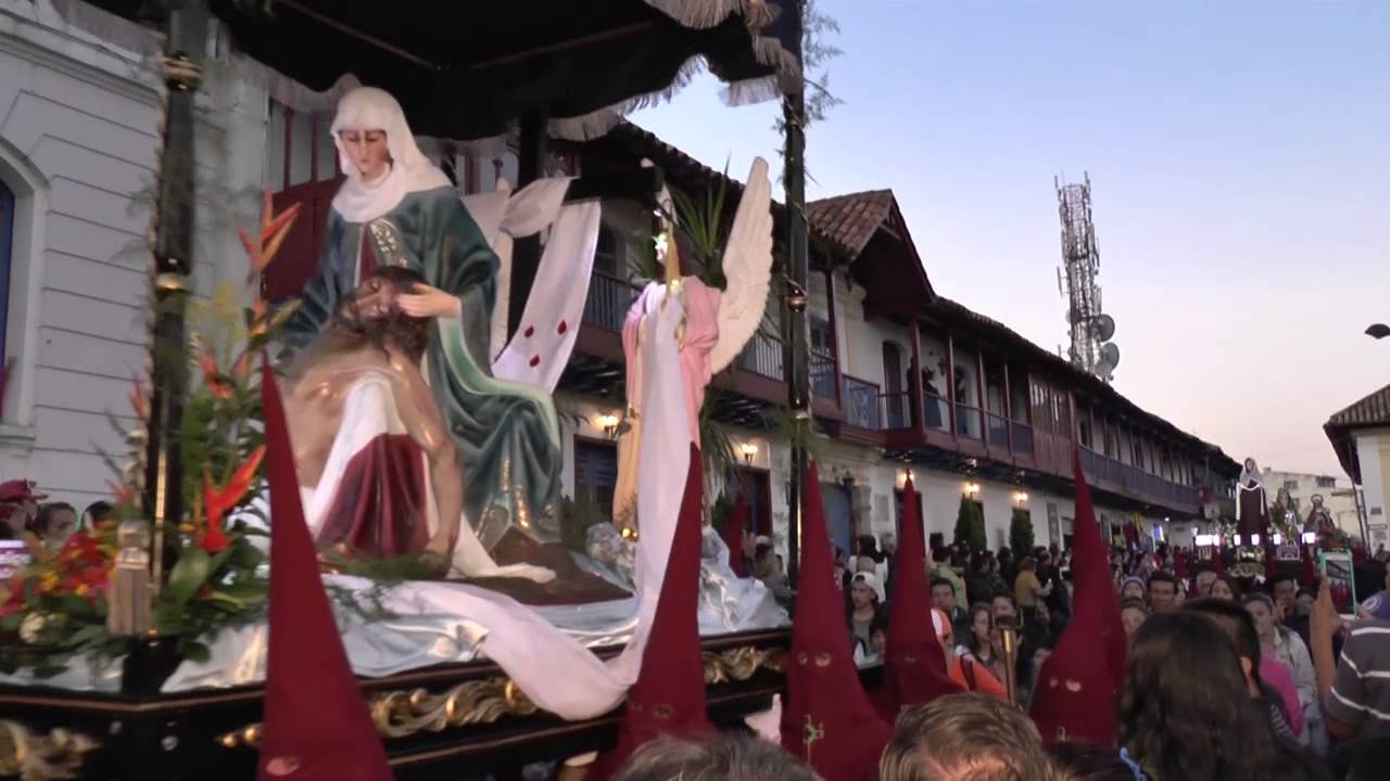 Semana Santa Procesión del Santo Sepulcro Zipaquirá.