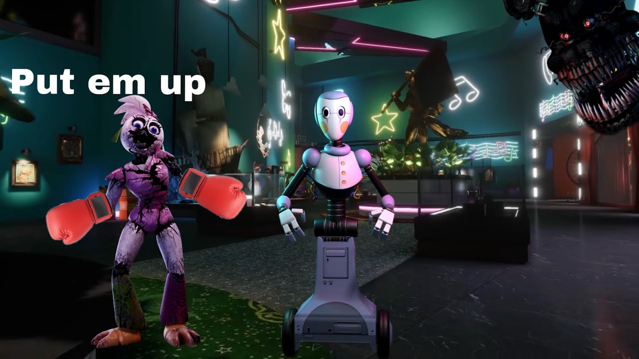chica abusing these robots