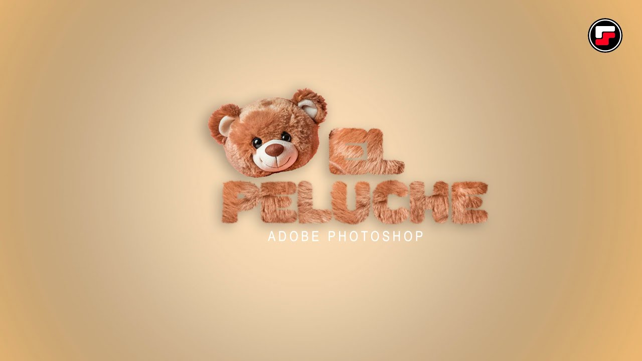 Texto Peluche en Adobe Photoshop