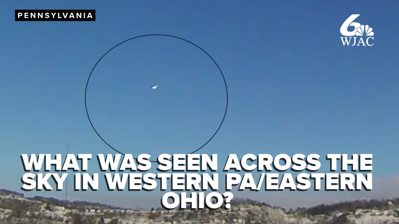 Метеор, спутник или что-то еще? Национальная метеорологическая служба сообщает о «громком взрыве»...