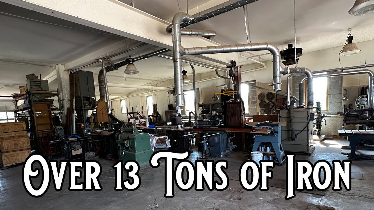 I Bought an Antique Window Factory's Machines