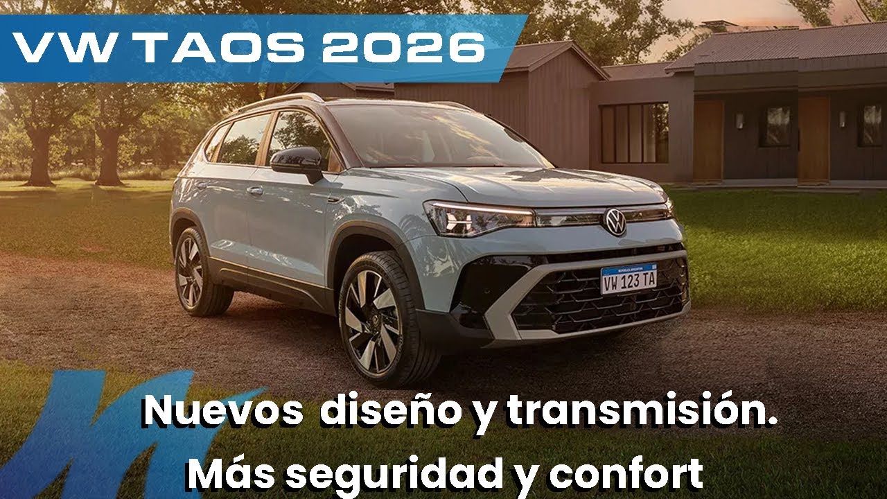 Nueva Volkswagen Taos 2026 | Precios, versiones, motores y equipamiento.