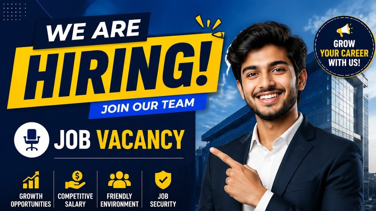 Company job vacancy 😍😍