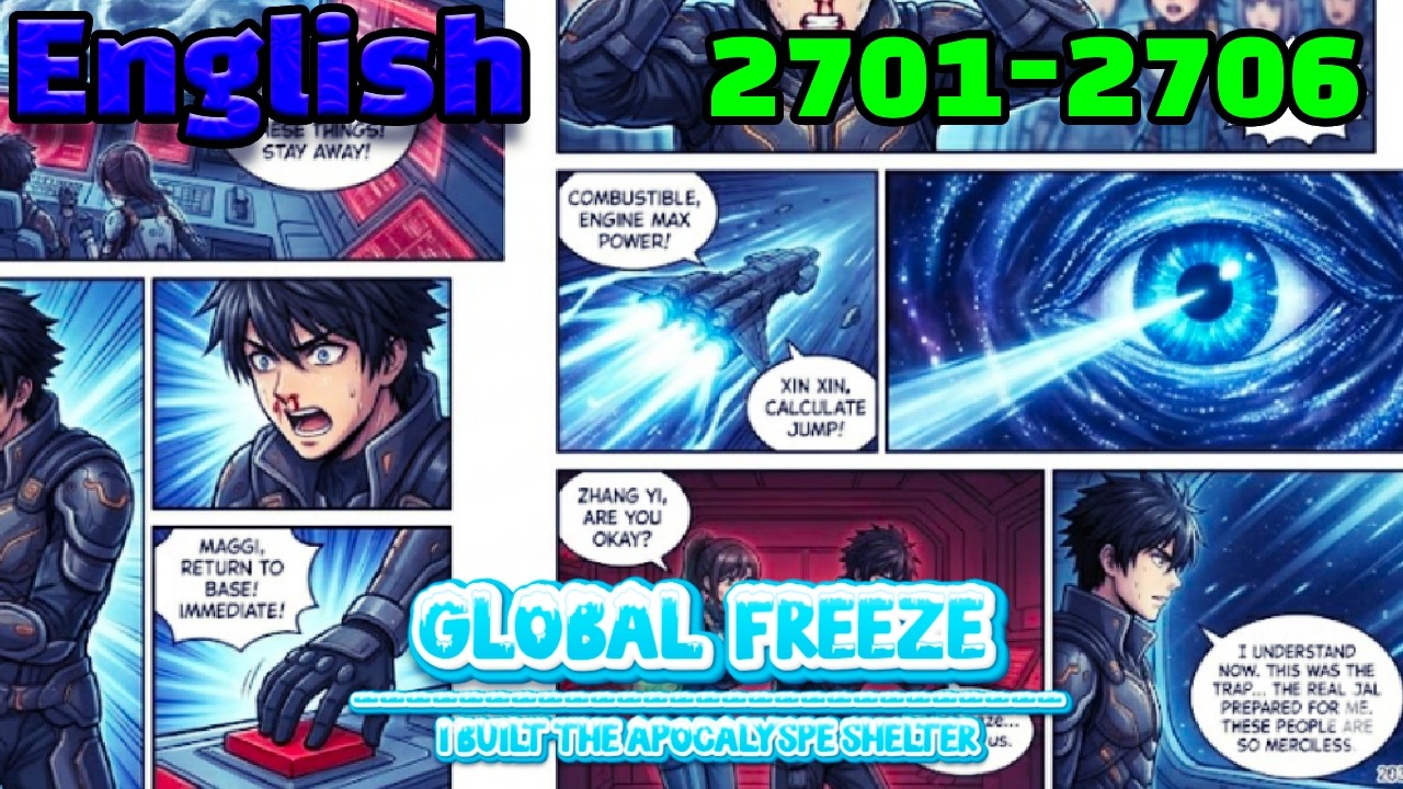 Global Freeze English Episodes 2701-2706 i Built the Apocalypse Shelter #mangarecap#mangaedit#manhwa