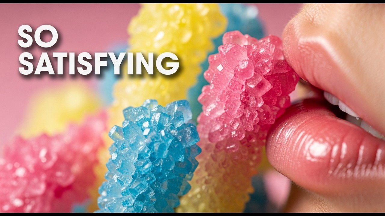 10 Minutes of Pure Candy Crunch ASMR Ultra Real 4K Satisfying Crystal Candy Sounds