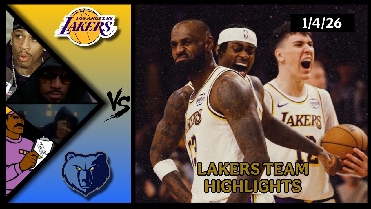 Lakers Team Highlights vs Grizzlies reaction W/ Coaches Den