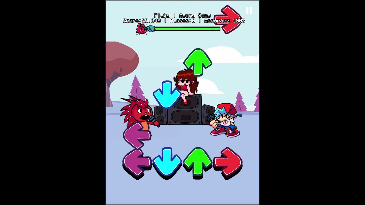 VS Flaky FULL WEEK - Friday Night Funkin' -mobi gameplay (FNF Mod/Hard Happy Tree Friends & Flippy)
