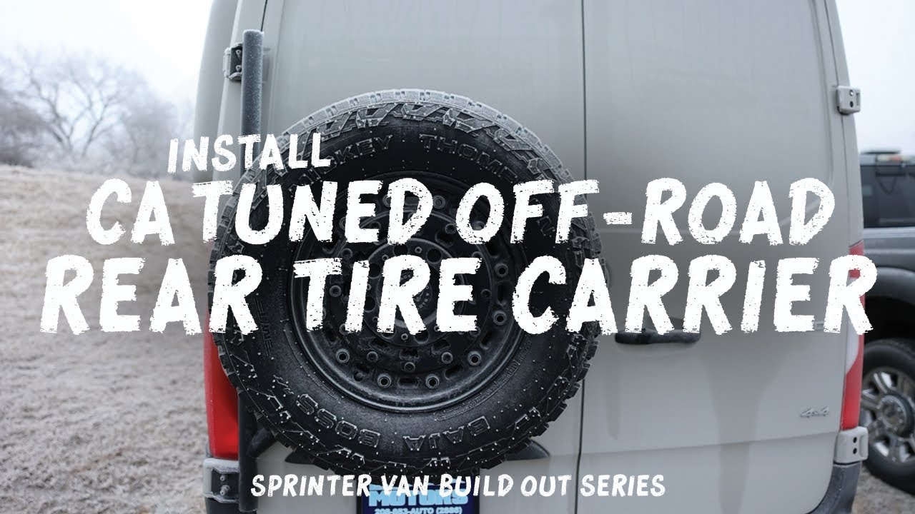 CA Tuned Off-Road Rear Tire Carrier Install - Step By Step