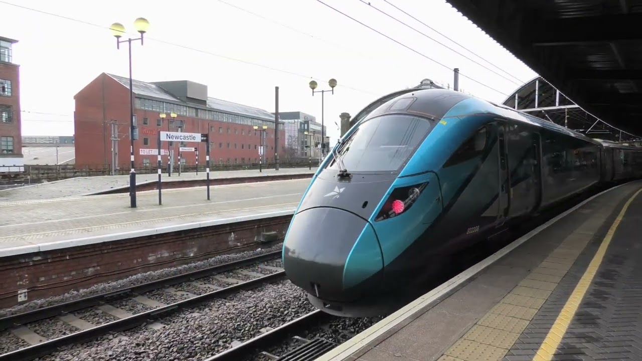 Trains at Newcastle Central Station on Saturday 4th January 2025 in Full 4K Ultra HD!