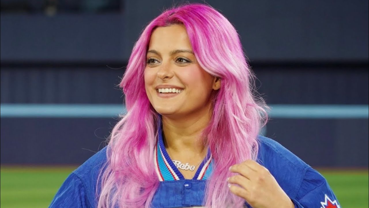 Superstars Bebe Rexha interview for MLB network #beberexha #supertstars #fyp 