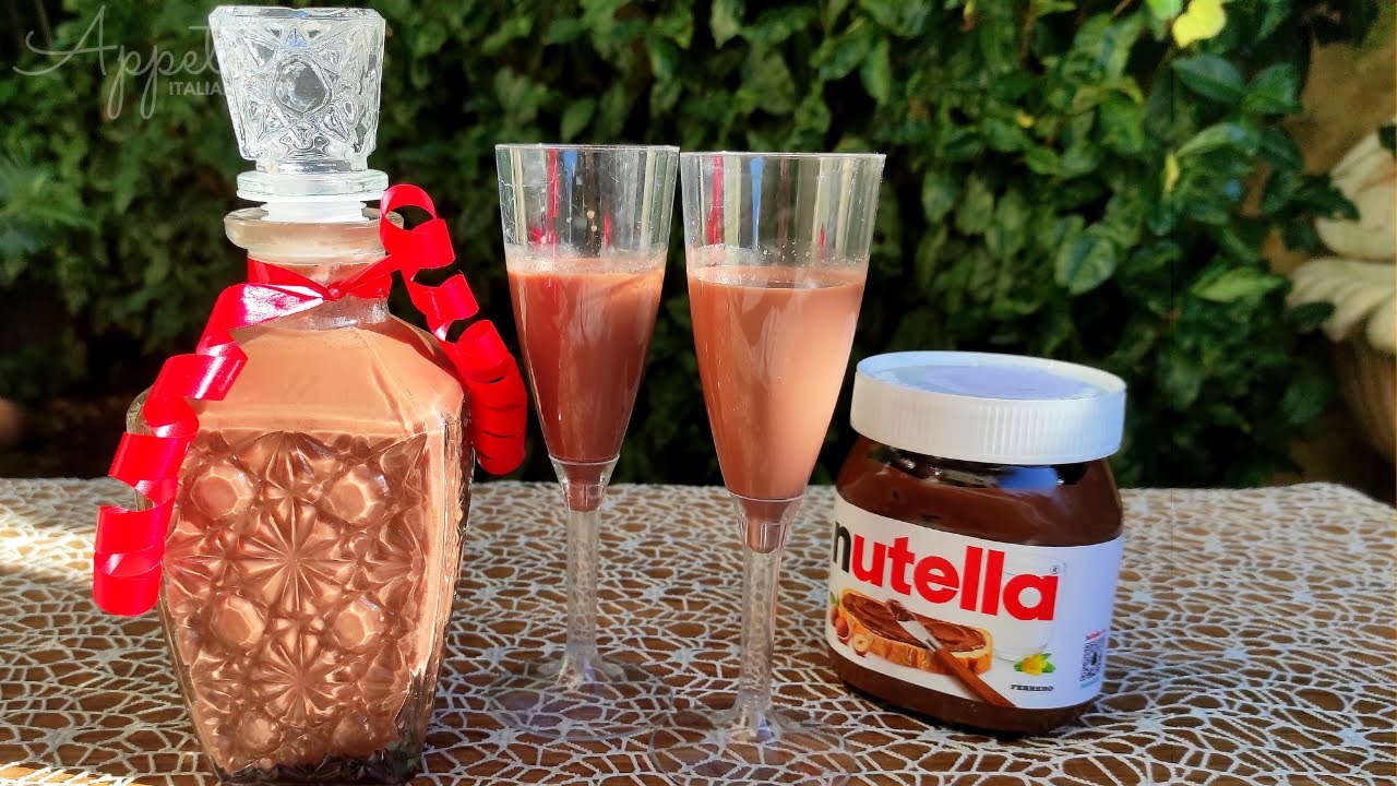 Homemade Nutella Liqueur | Delicious and Easy