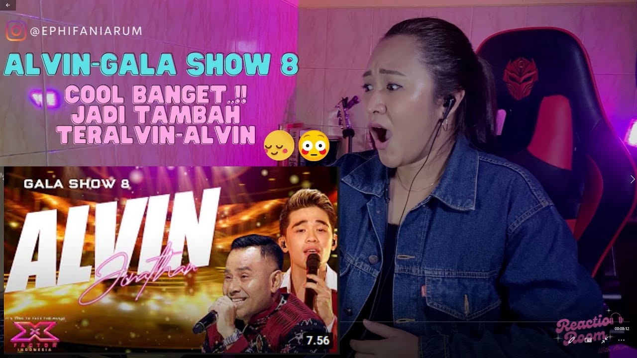 ALVIN - UNCHAINED MELODY  | GALASHOW 8 | REATION | JADI TAMBAH TERALVIN-ALVIN 🥰😍| COOOOOOLLL!!!