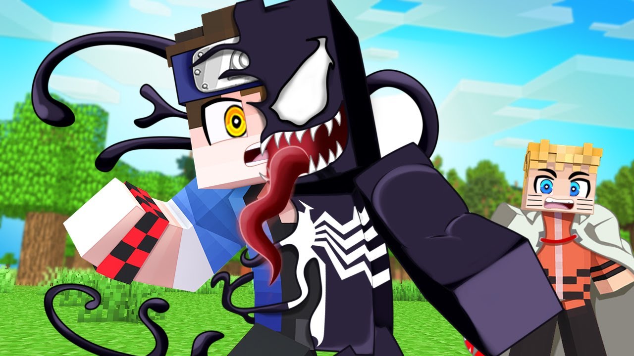 VENOM no MUNDO de NARUTO MINECRAFT !