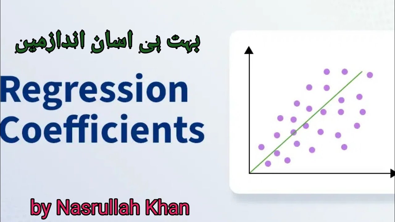 Regression line || Coefficient of Regression|| Regression in Statistics 