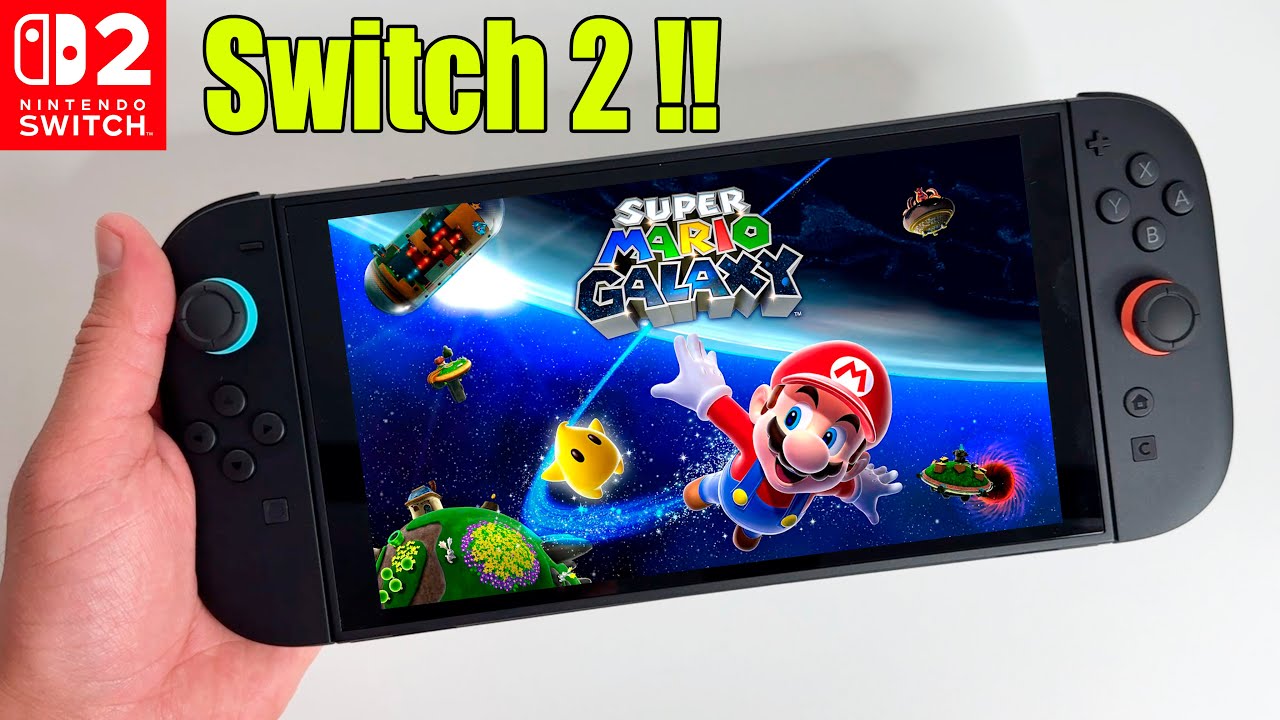 Super Mario Galaxy on Nintendo Switch 2 Gameplay