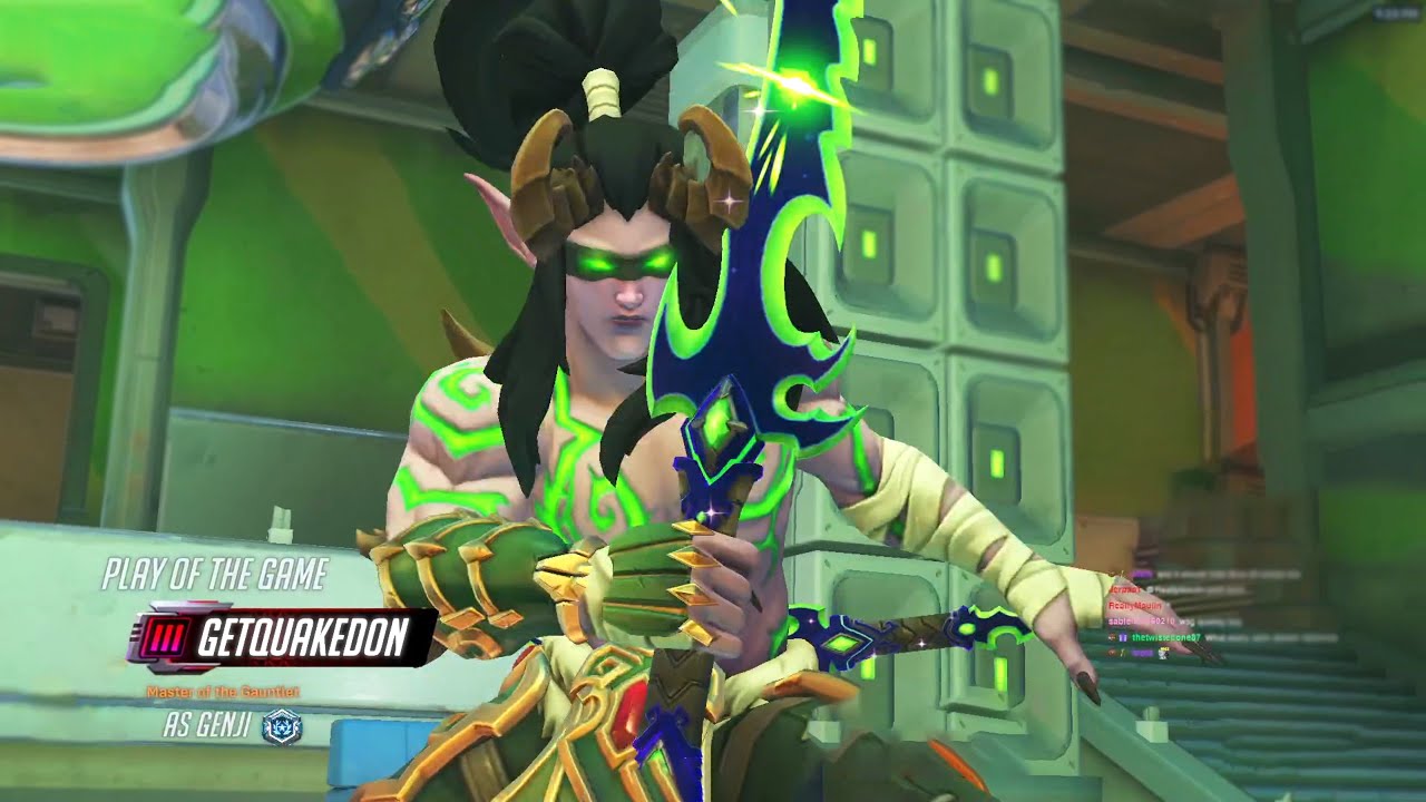 Насколько СИЛЬЕН Гэндзи в 18-м сезоне? GetQuakedOn &mdash; POTG! [Топ-500 Overwatch 2 18-го сезона]