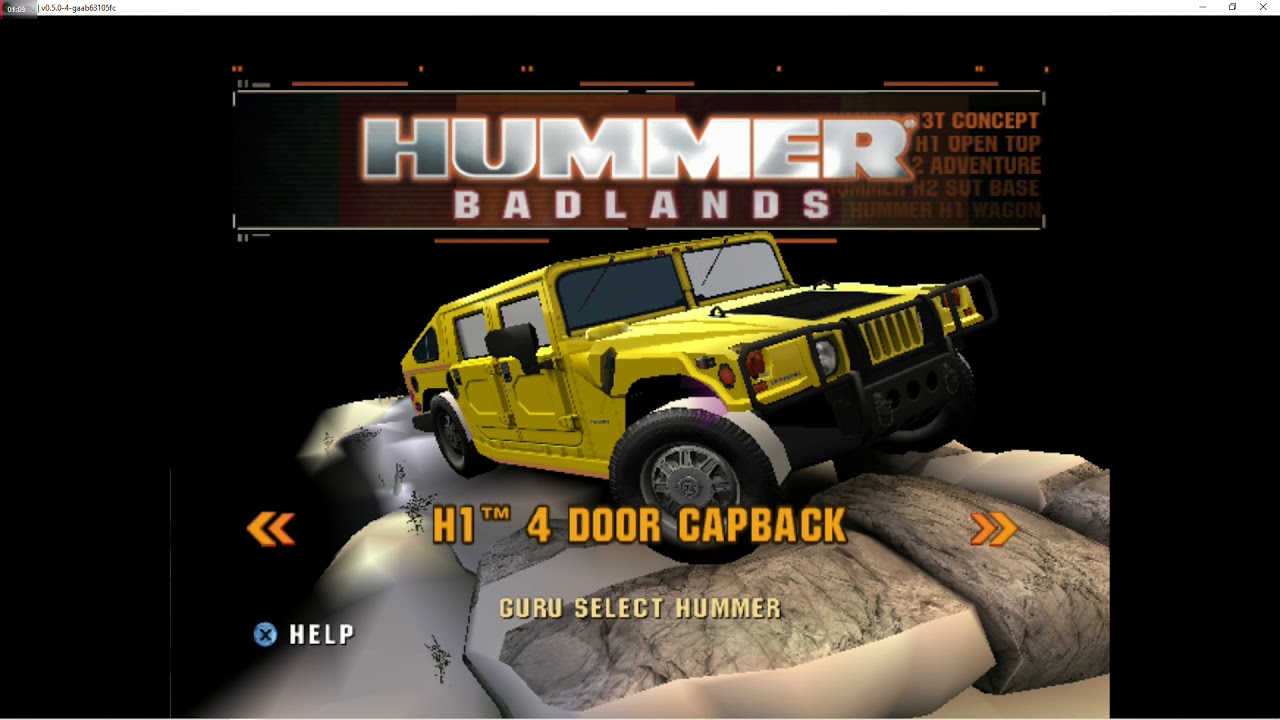 Hummer Badlands Xemu
