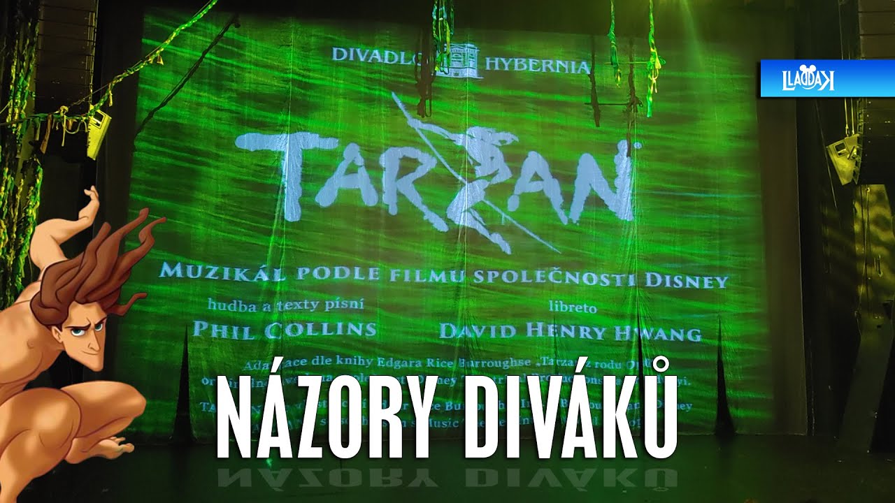 Muzik&aacute;l TARZAN 🌿 N&aacute;zory div&aacute;ků | Divadlo Hybernia | 2022 (česky)