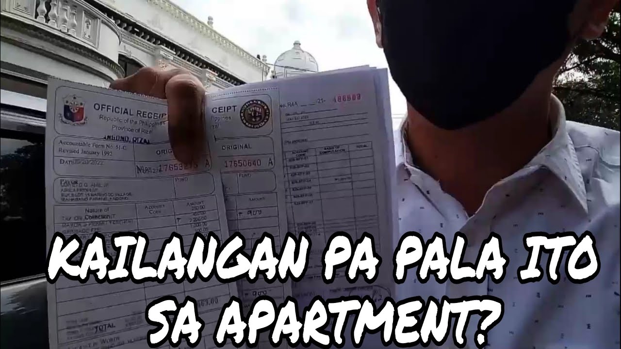 BUSINESS PERMIT PROCESSING FOR APARTMENT (ANGONO RIZAL) BasLag tv