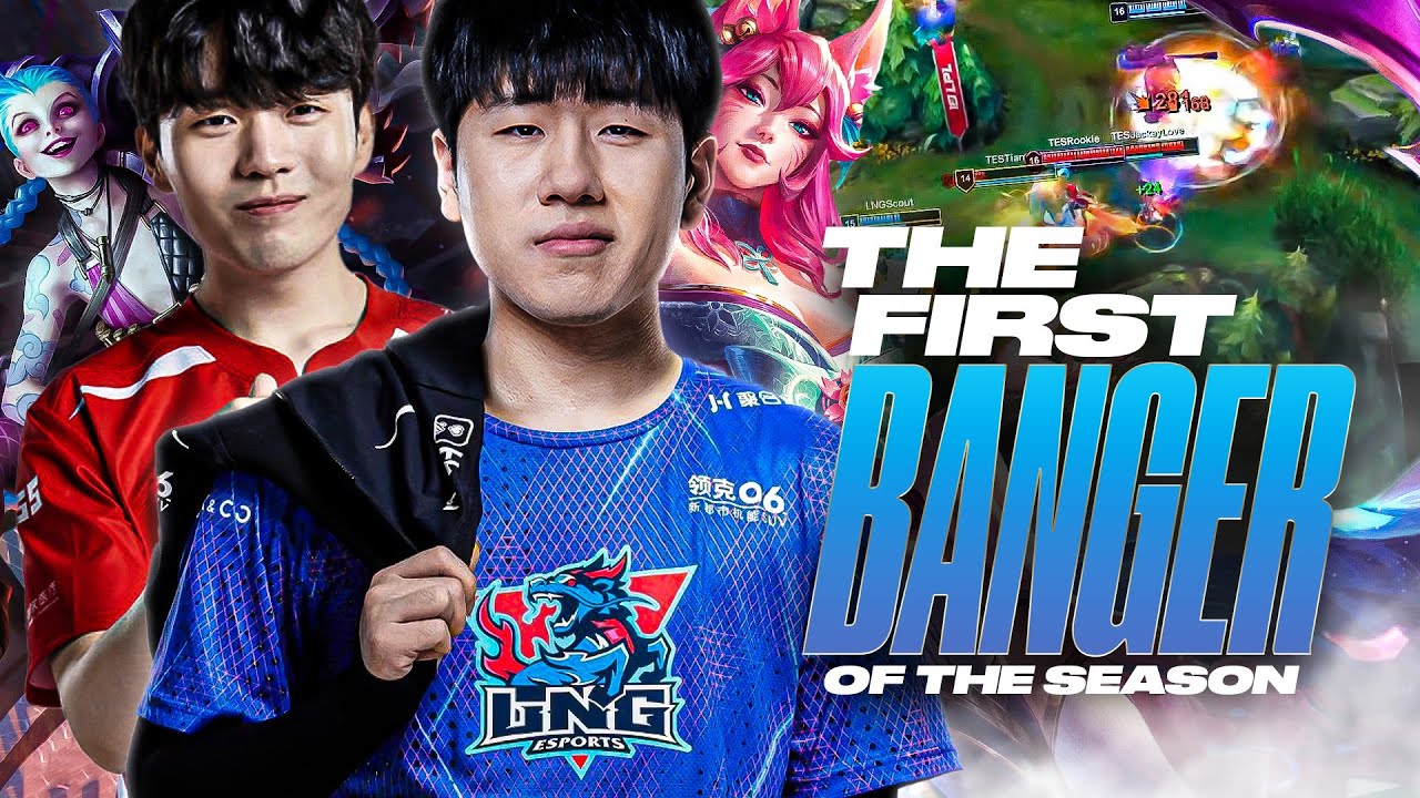 ROOKIE VS SCOUT LPL SUMMER BEGINS - LNG VS TES - CAEDREL