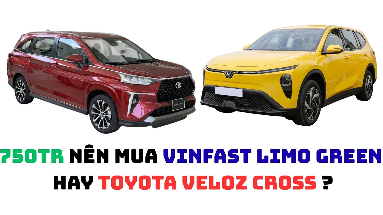 Hơn 700tr nên mua TOYOTA VELOZ CROSS hay VINFAST LIMO GREEN ? #toyotaveloz #vinfastlimogreen