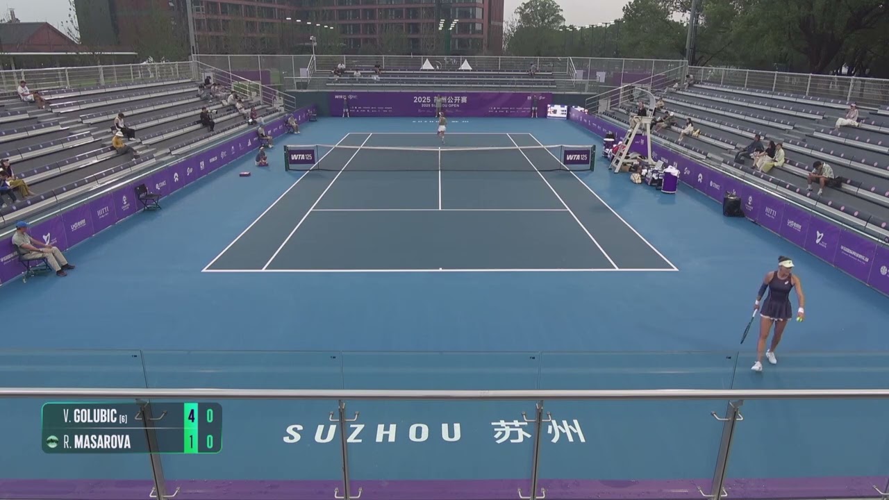 Viktorija Golubic vs Rebeka Masarova | Suzhou WTA125 2025