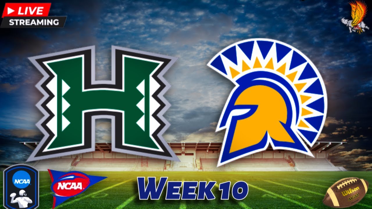 Hawaii Rainbow Warriors vs San Jose State Spartans: College LIVE Week 10 Play by Play