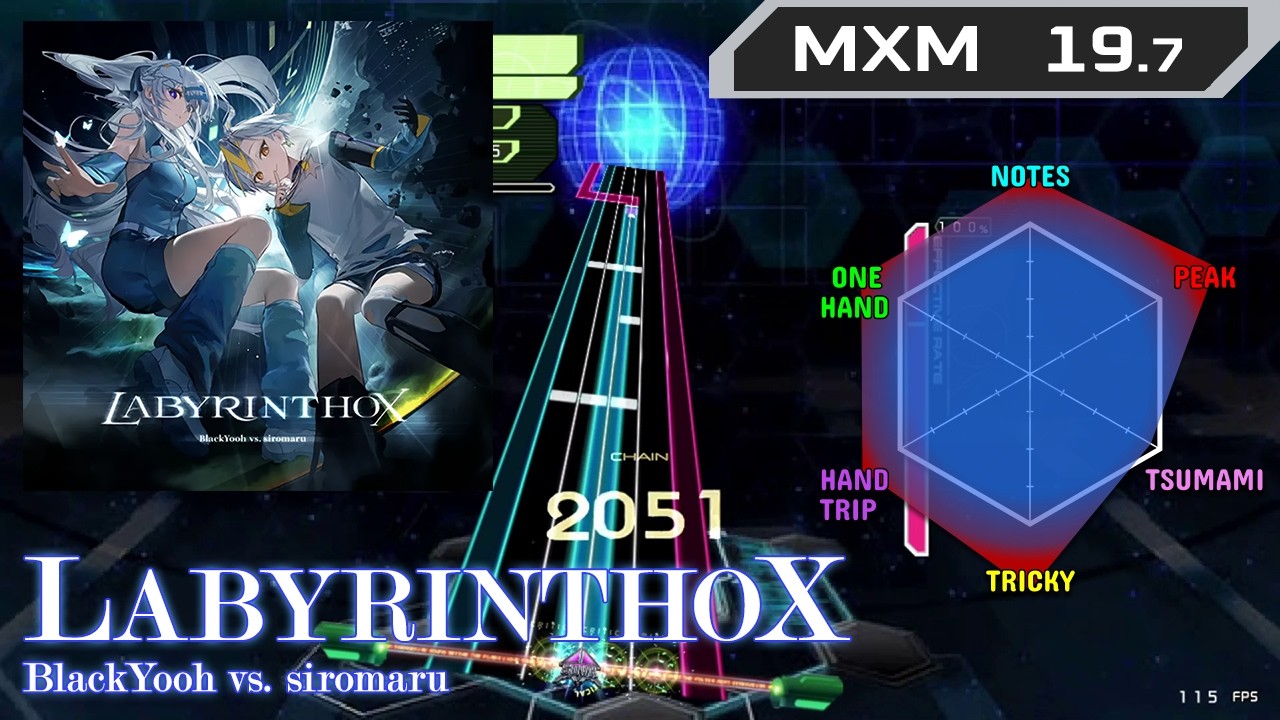 [K-Shoot MANIA] LABYRINTHOX / BlackYooh vs siromaru [MXM 19.7]