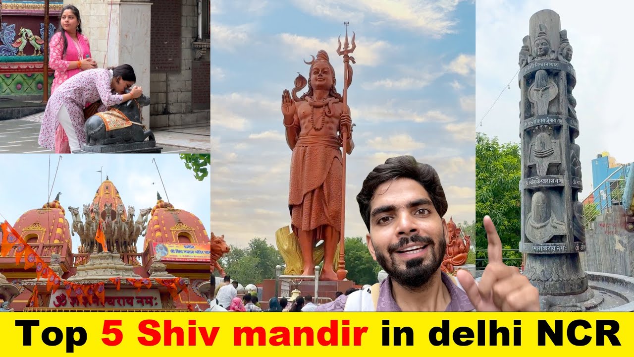 Top 5 Shiv Mandir in Delhi NCR | Bholenath mandir in Delhi | Tallest shivling in delhi