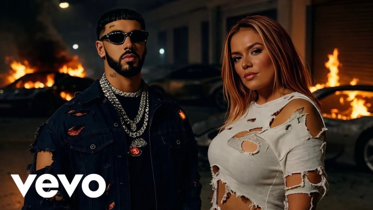 Anuel AA ☓ KAROL G - Te Busco (Official Video)