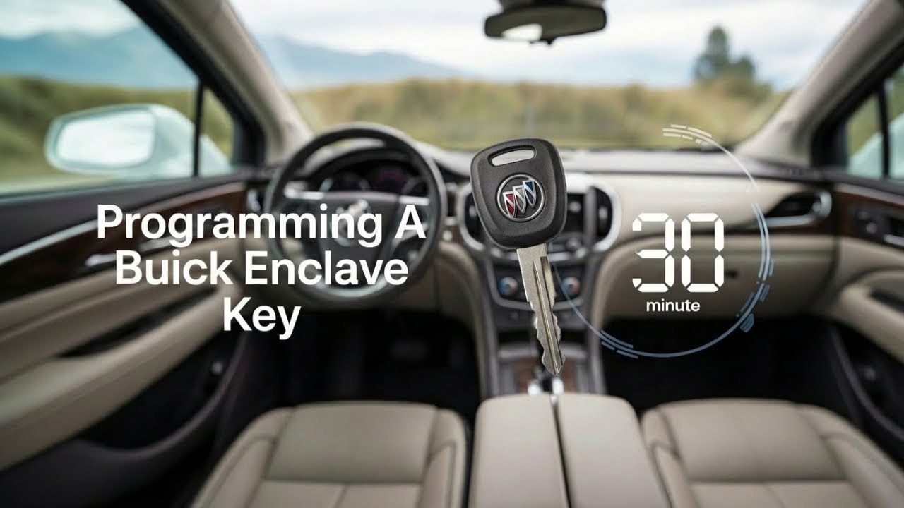 Программирование ключа Buick после замены блока управления двигателем (PCM).