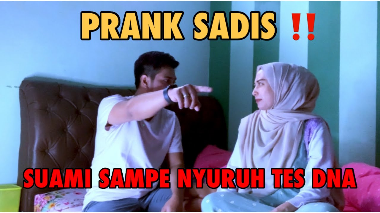 PRANK SADISS‼️suami ngamuk sampai nyuruh tes DNA🤣🤣