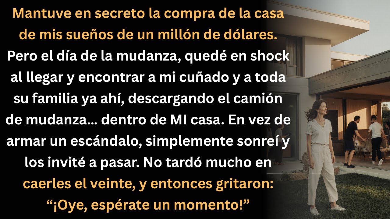 Mi cuñado se mudó a mi casa por error… ¡No podían creer quién la compró!.