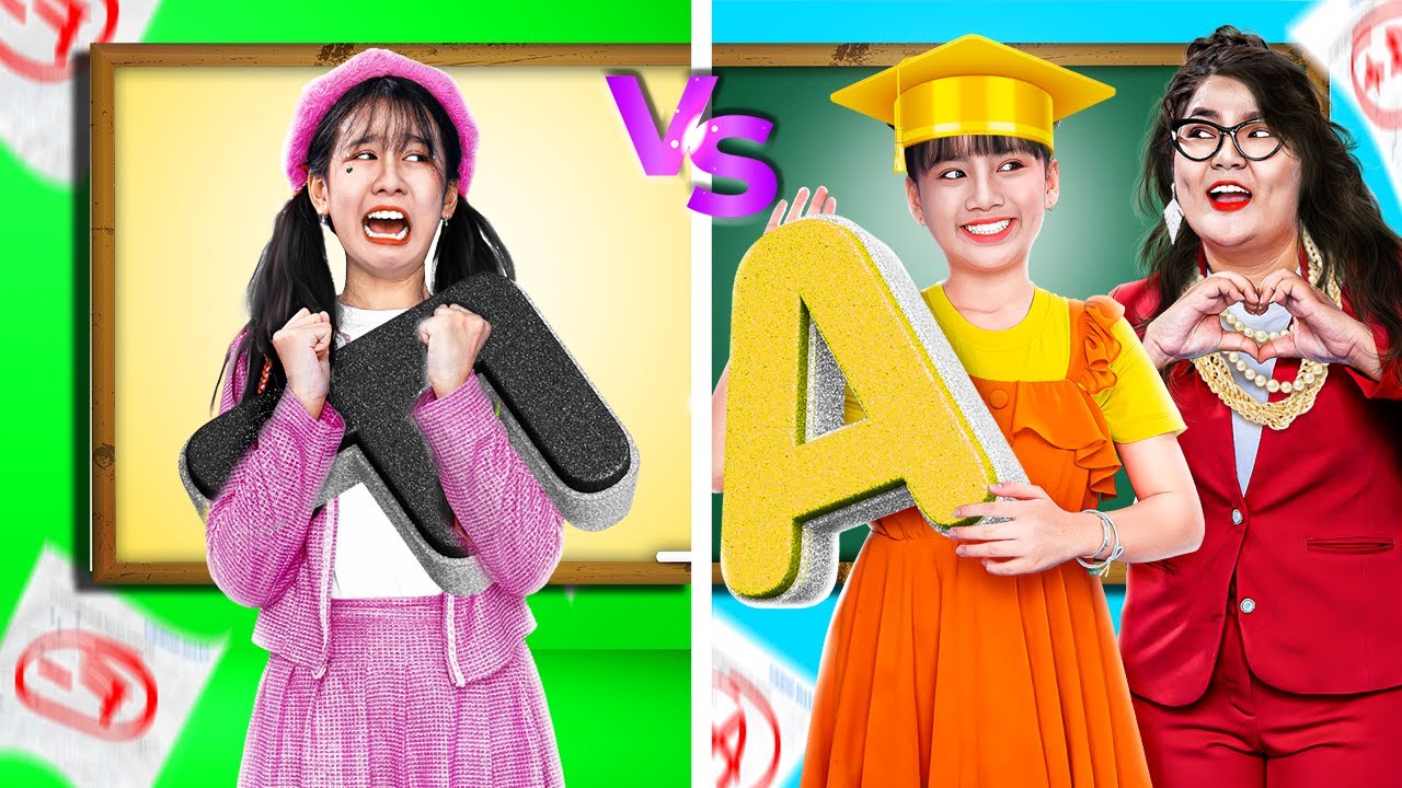 Bad Student vs Good Student! Types Of Students At School | Baby Doll Show