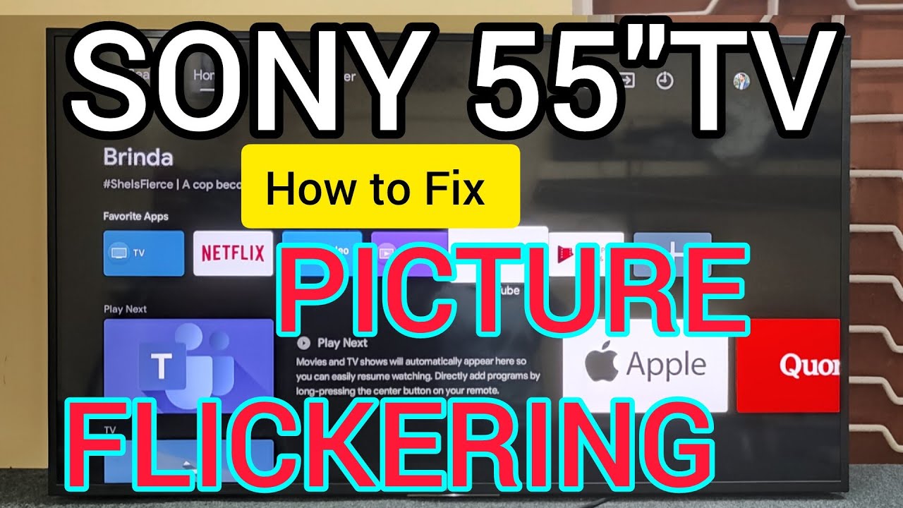 HOW TO FIX#SONY Tv Picture flickering# Sony Tv flickering Screen Problem Fix || double image Problem