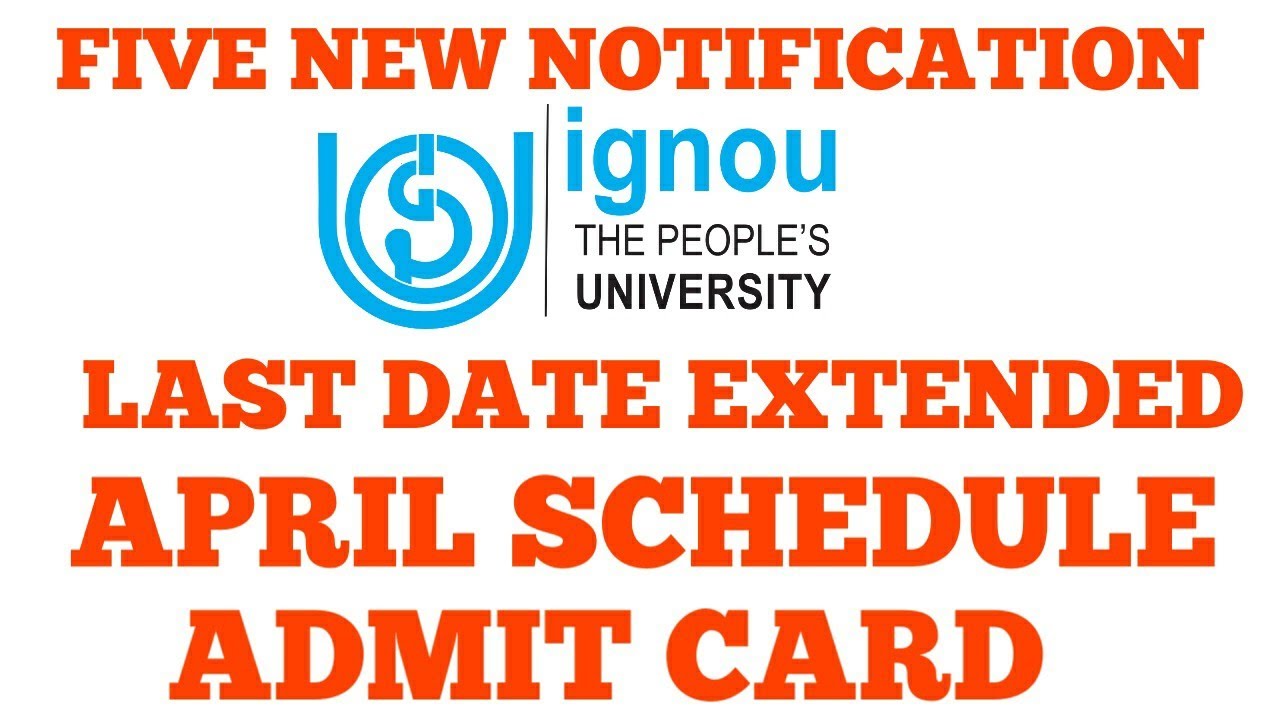 IGNOU 5 NEW NOTIFICATION FOR IGNOU STUDENTS IN MARCH MONTH