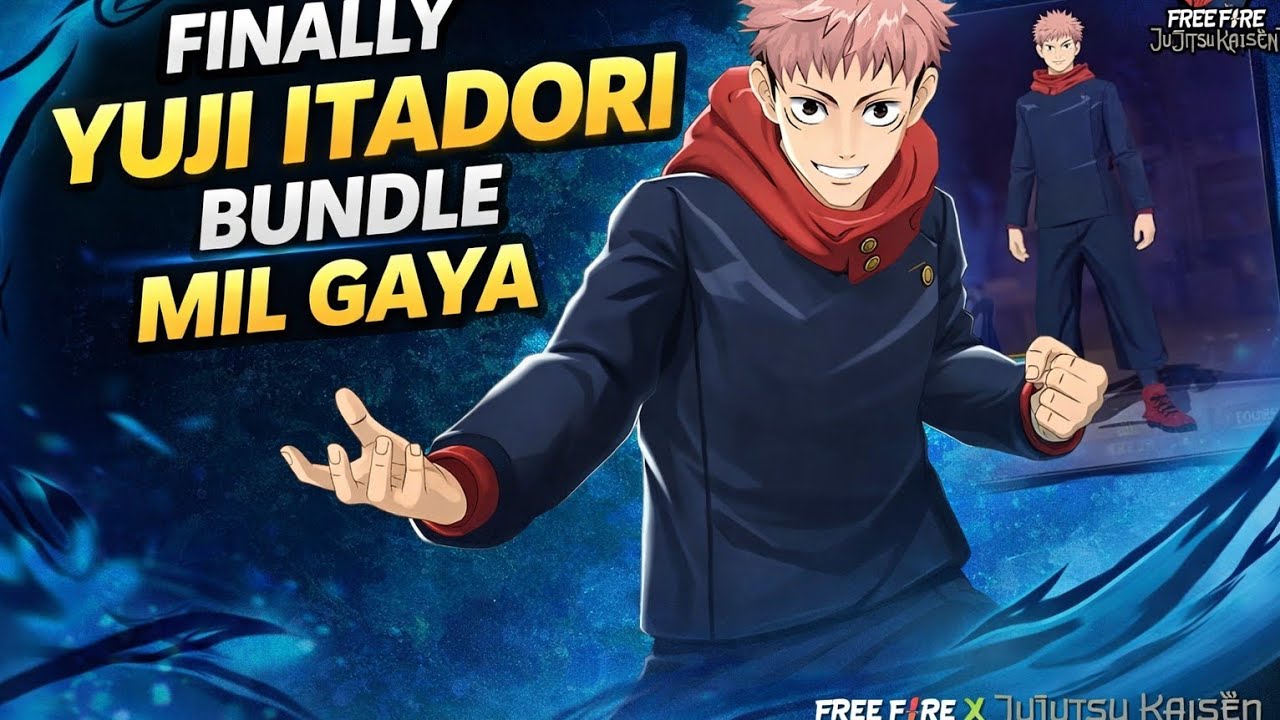 Free Fire x Jujutsu Kaisen 😱 🔥| Yuji Itadori | Pro Lobby Gameplay |Free Fire|😈