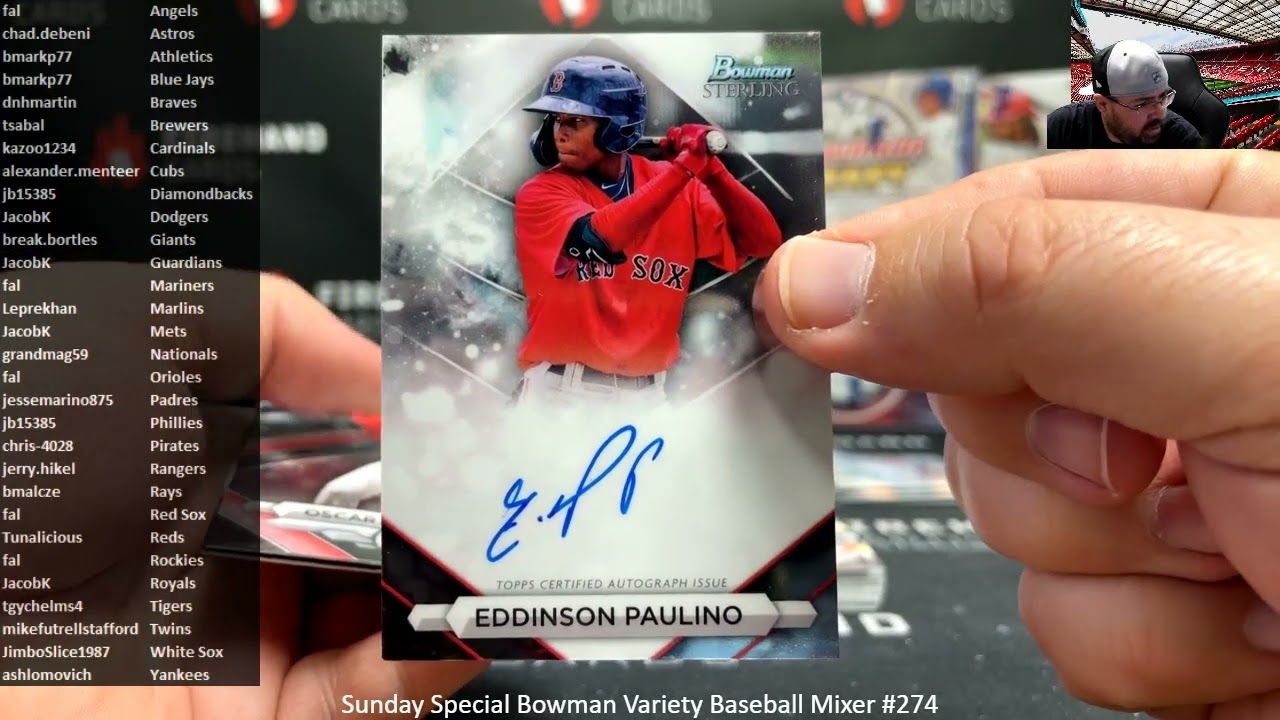 1/25/2026 Sunday Special Bowman Variety Baseball Mixer 