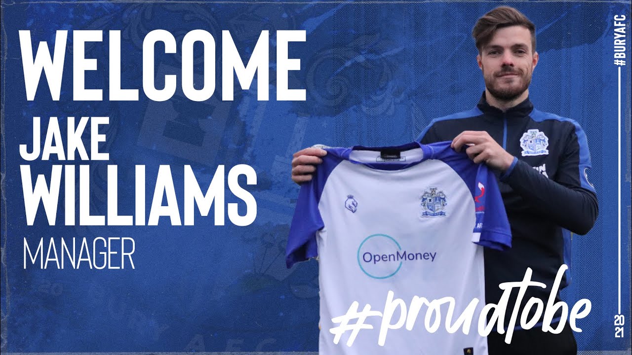 WELCOME OUR NEW MANAGER -  Jake Williams | INCOMING | Bury AFC Women