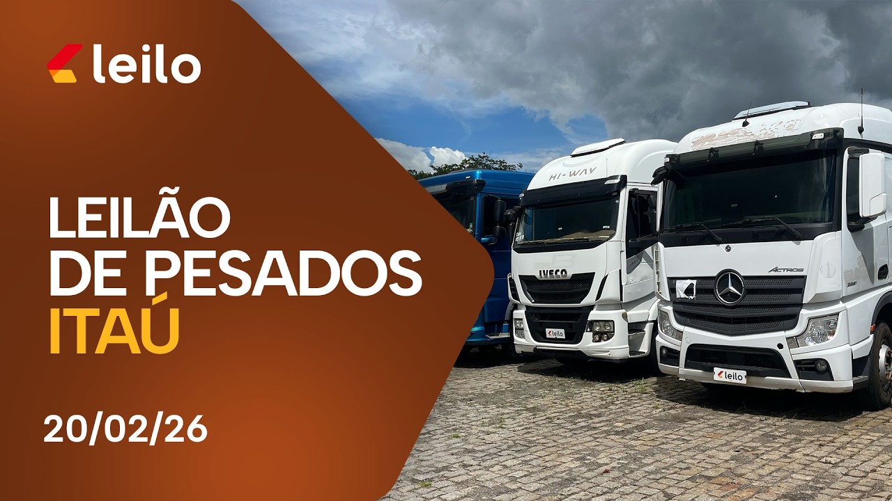 O Maior Leilão de Pesados do Brasil - 20/02/2026 15:00H