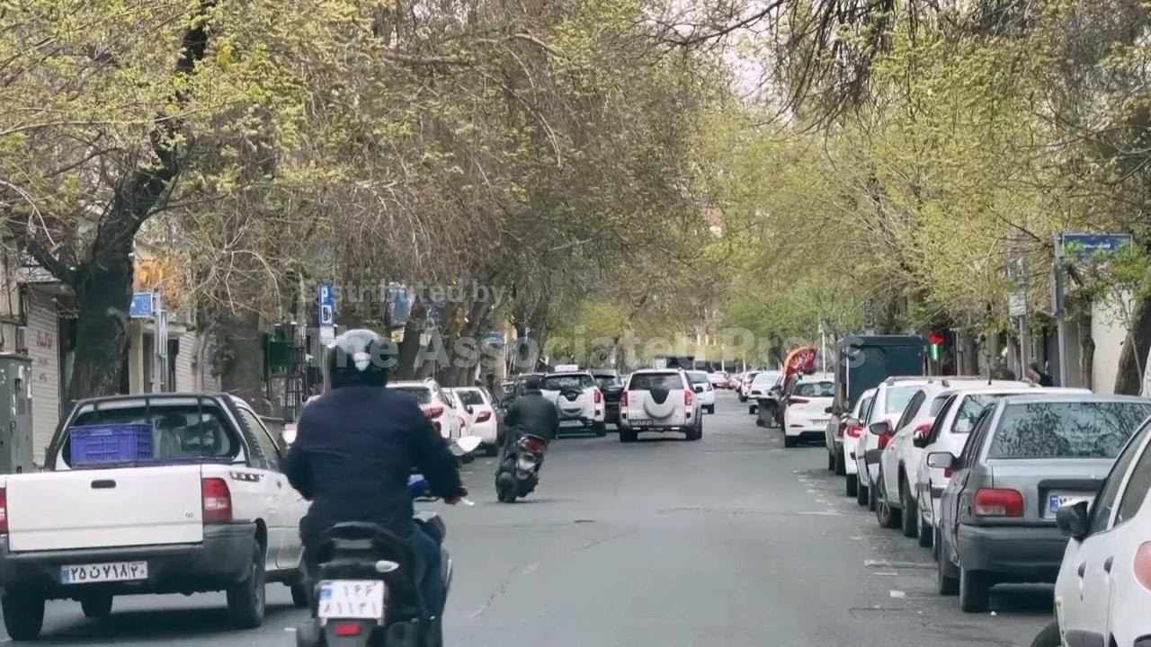 Tehran streets scenes as Israel continues strikes against infrastructure targets