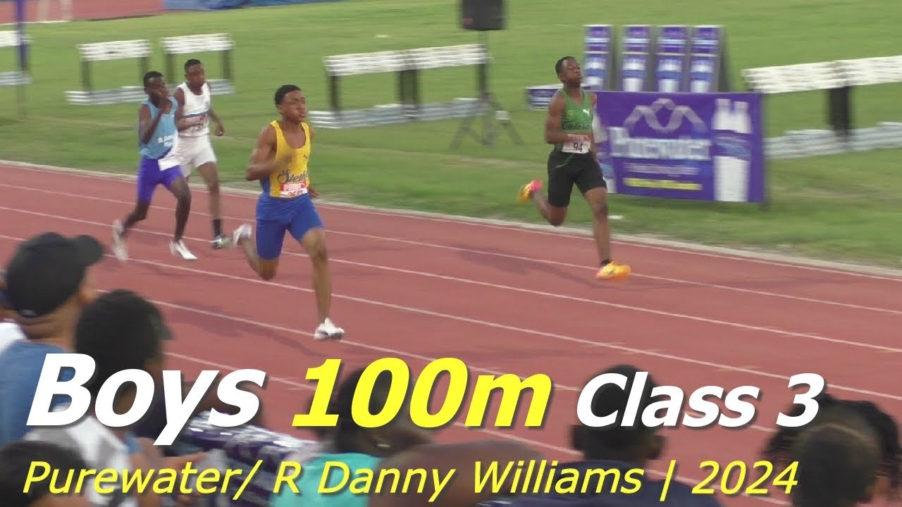 Ched Brown | Calabar High School | Boys 100m Class 3 | Purewater/ R Danny Williams 2024
