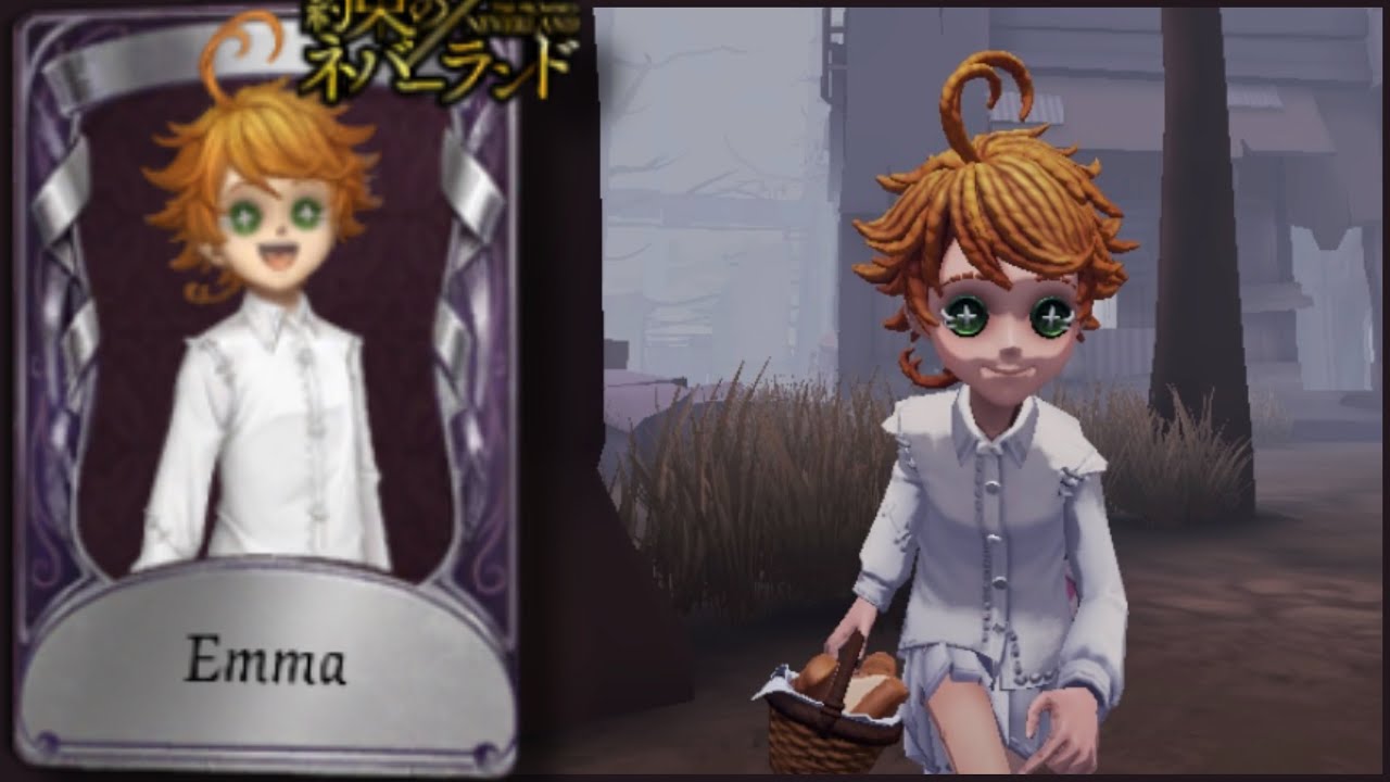 Identity V | Gardener 'Emma' A-Tier Costume Gameplay! | The Promised Neverland Crossover Event