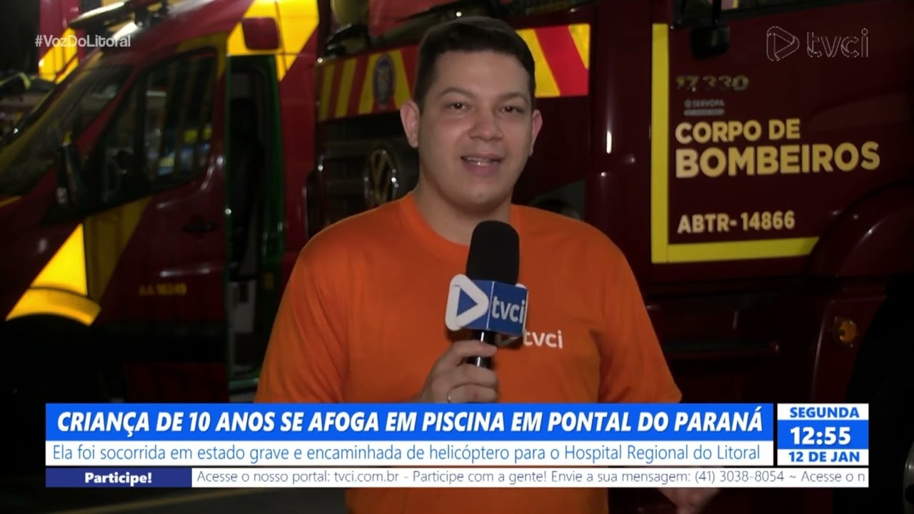 CRIANÇA DE 10 ANOS SE AFOGA EM PISCINA EM PONTAL DO PARANÁ