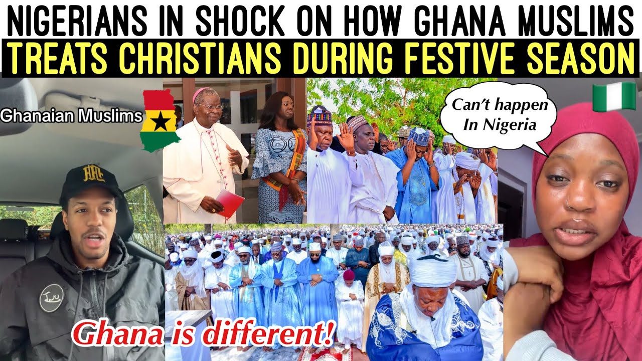 Нигерийцы в полном шоке 😳, увидев, как мусульмане Ганы 🇬🇭 относятся к христианам во время праздни...