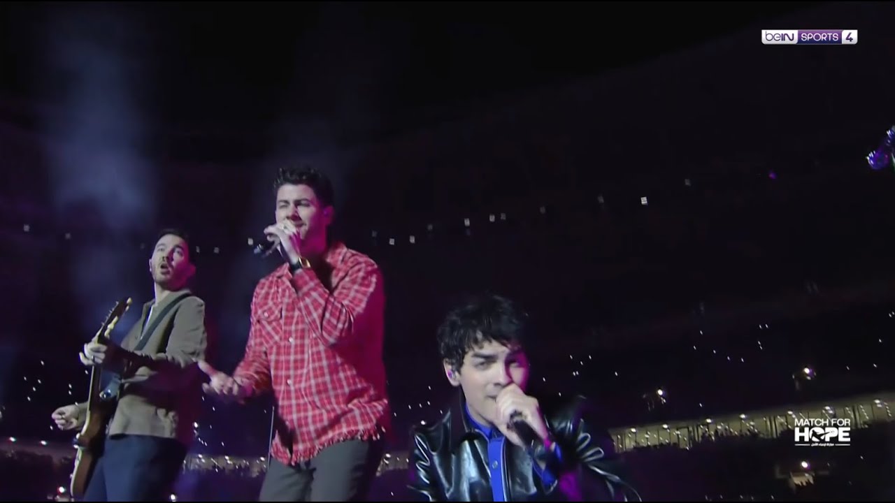 JONAS BROTHERS LIVE AT MATCH FOR HOPE 2026 - DOHA / QATAR