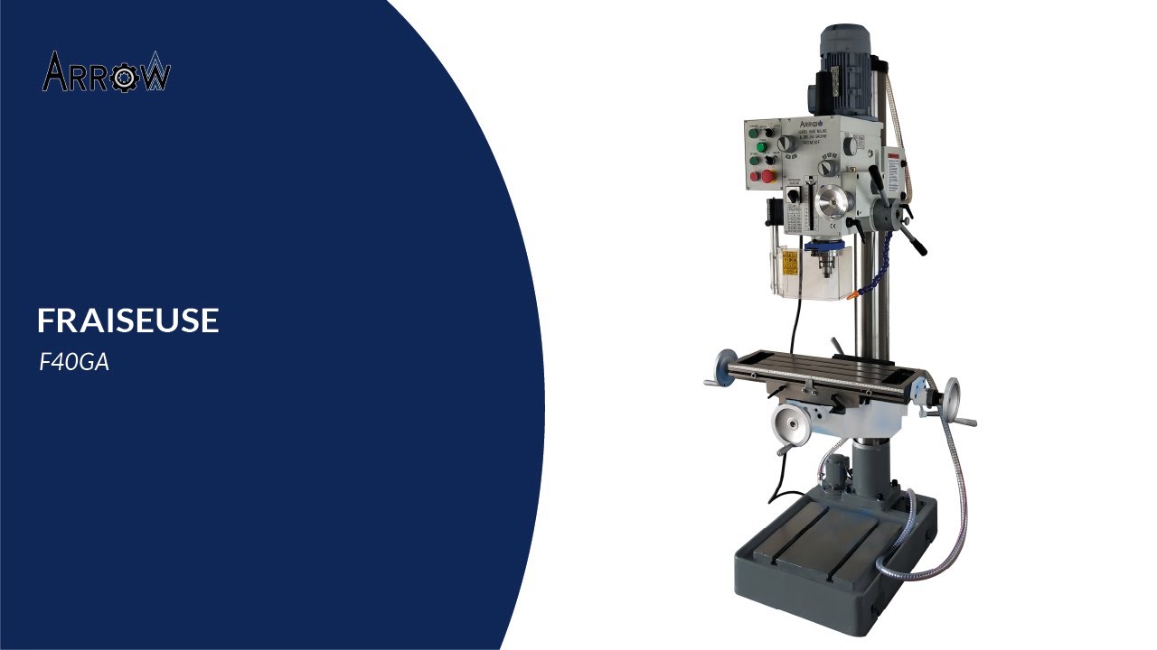DIDELON MACHINES OUTILS - FRAISEUSE F40GA  - ARROW