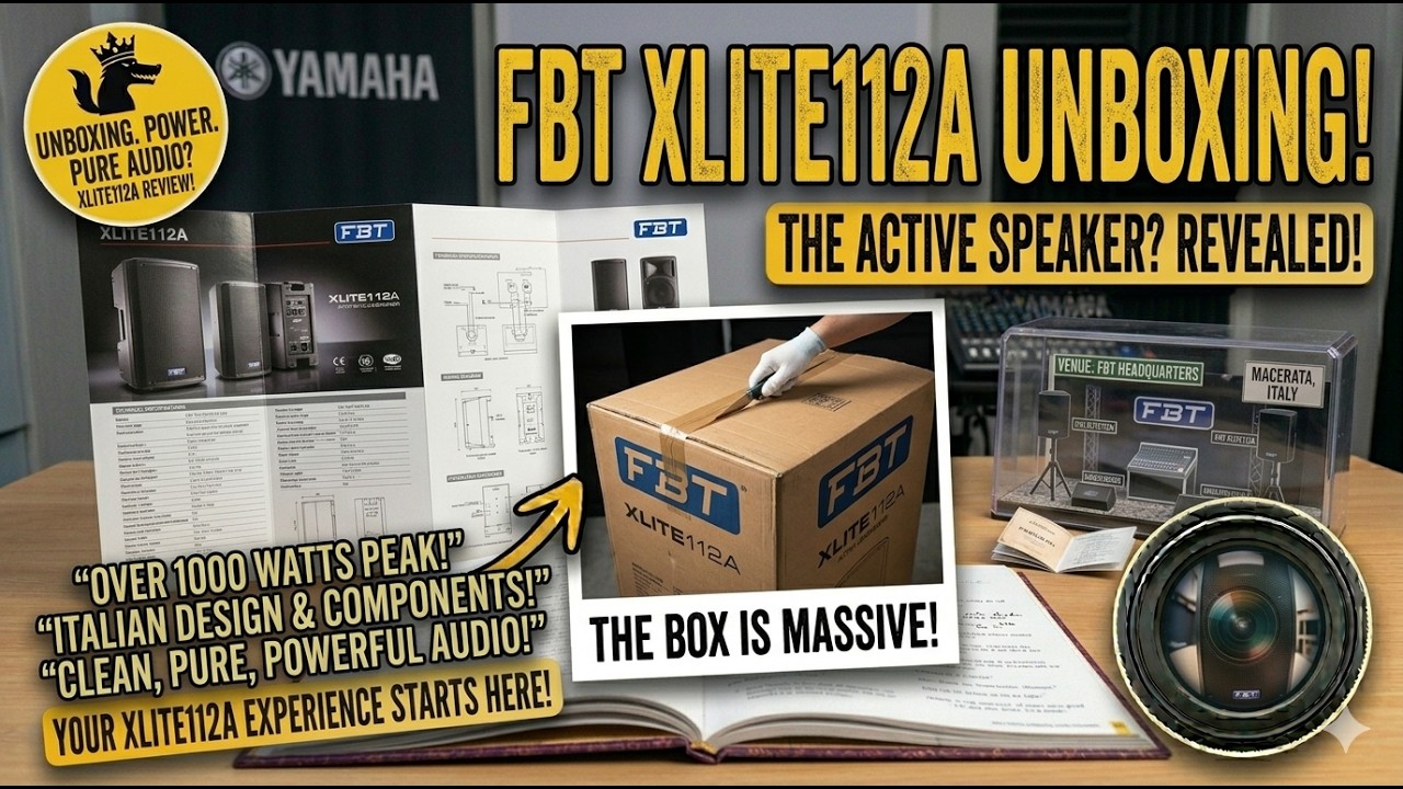 UNBOXED: FBT X-LITE 112A! Can This Italian-Engineered Speaker Deliver BIG Sound?