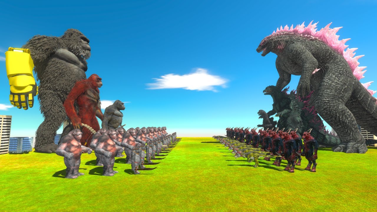 Team Evolution Godzilla vs Team Evolution Kong + Skar King - ARBS