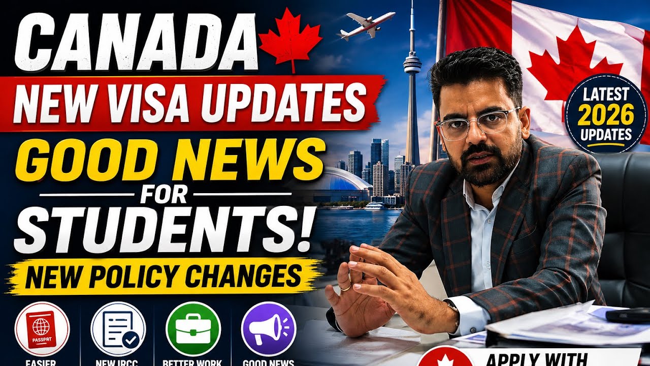 Canada New Visa Updates 2026 🇨🇦 | BIG Good News for International Students | New Policy Changes 